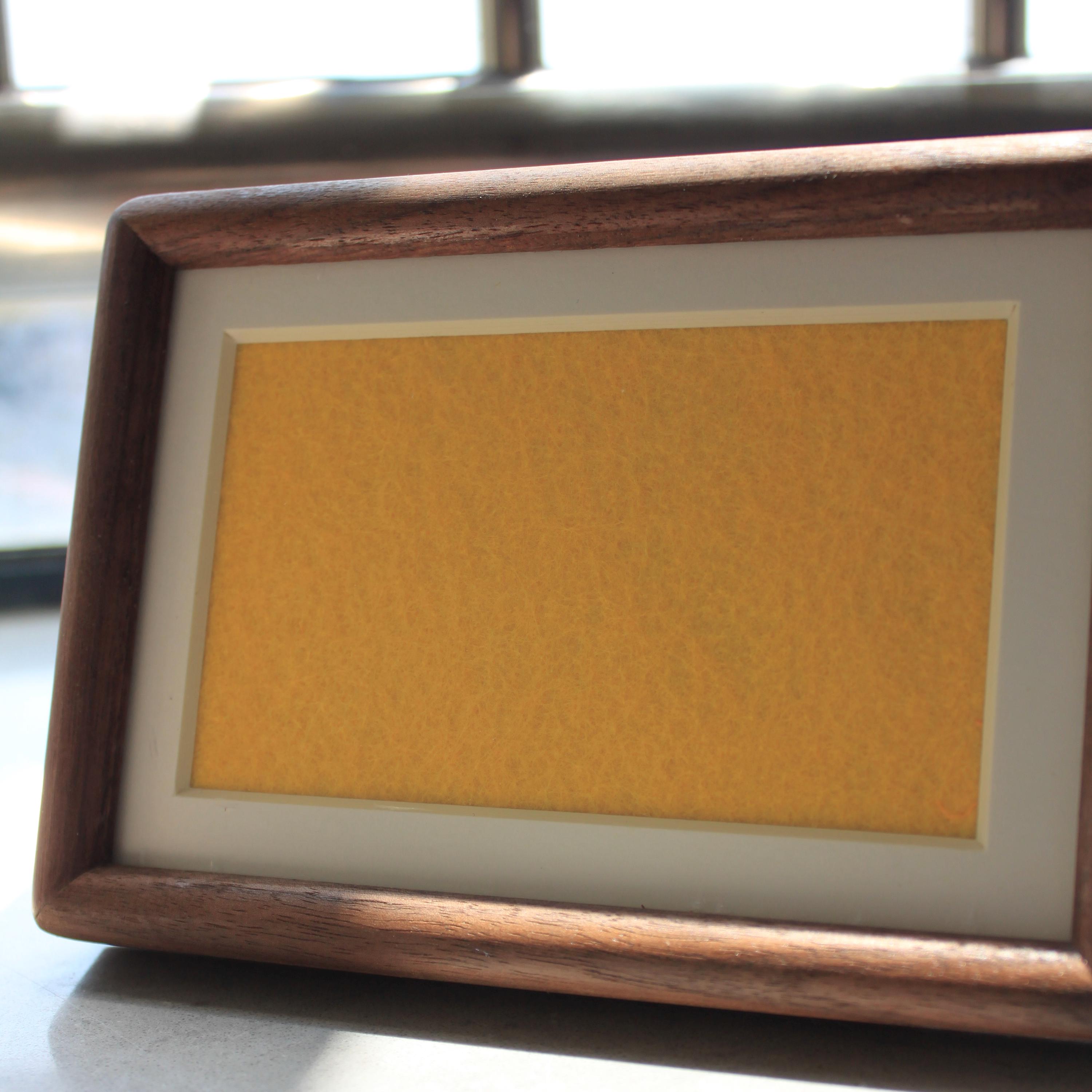 Solid Picture Frame Rustic Solid Wood Photo Frame: Walnut & Teak Hardwood Picture Frame ...