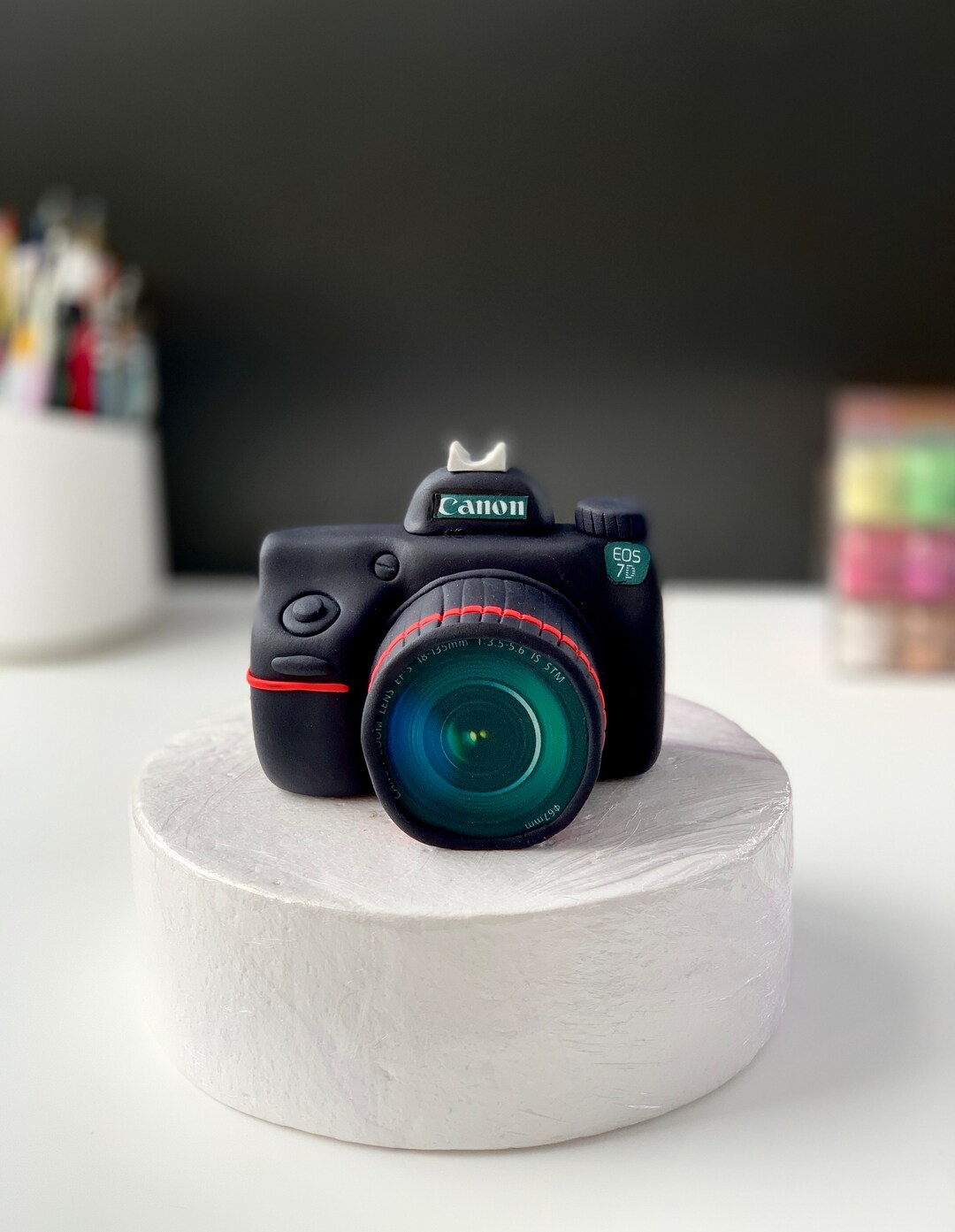 Camera Handmade Edible Fondant Birthday Cake Topper Etsy