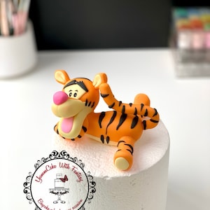 Winnie The Pooh Tiger handmade edible fondant birthday cake topper