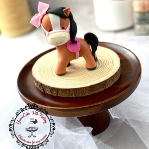 Cute horse ( Approx 11cm tall 9cm wide)  handmade edible fondant Birthday Cake decoration for cake , edible cake Topper