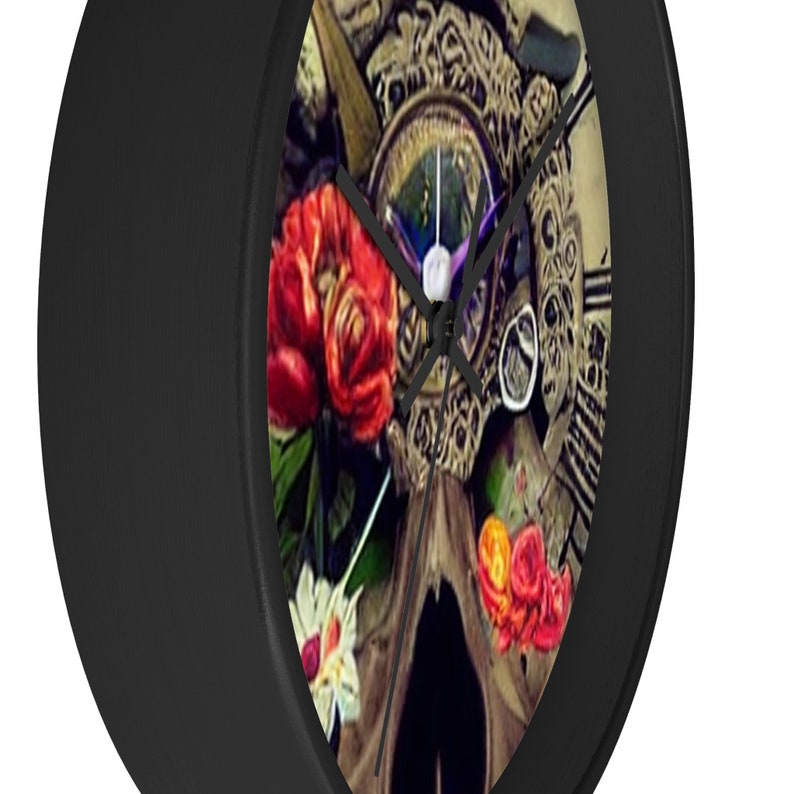 Skull Wall Clock Etsy