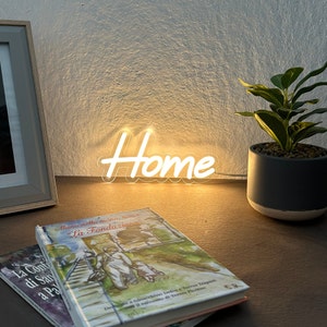 Insegna al neon Home l Insegna al neon personalizzata | Insegna al neon | Insegna al neon a LED