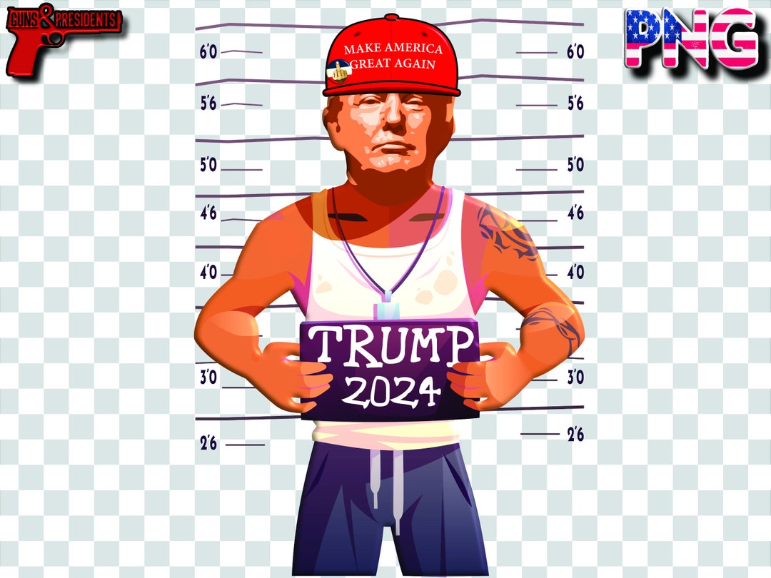 Trump Mugshot PNG Digital Download PNG Trump Sublimate - Etsy Australia