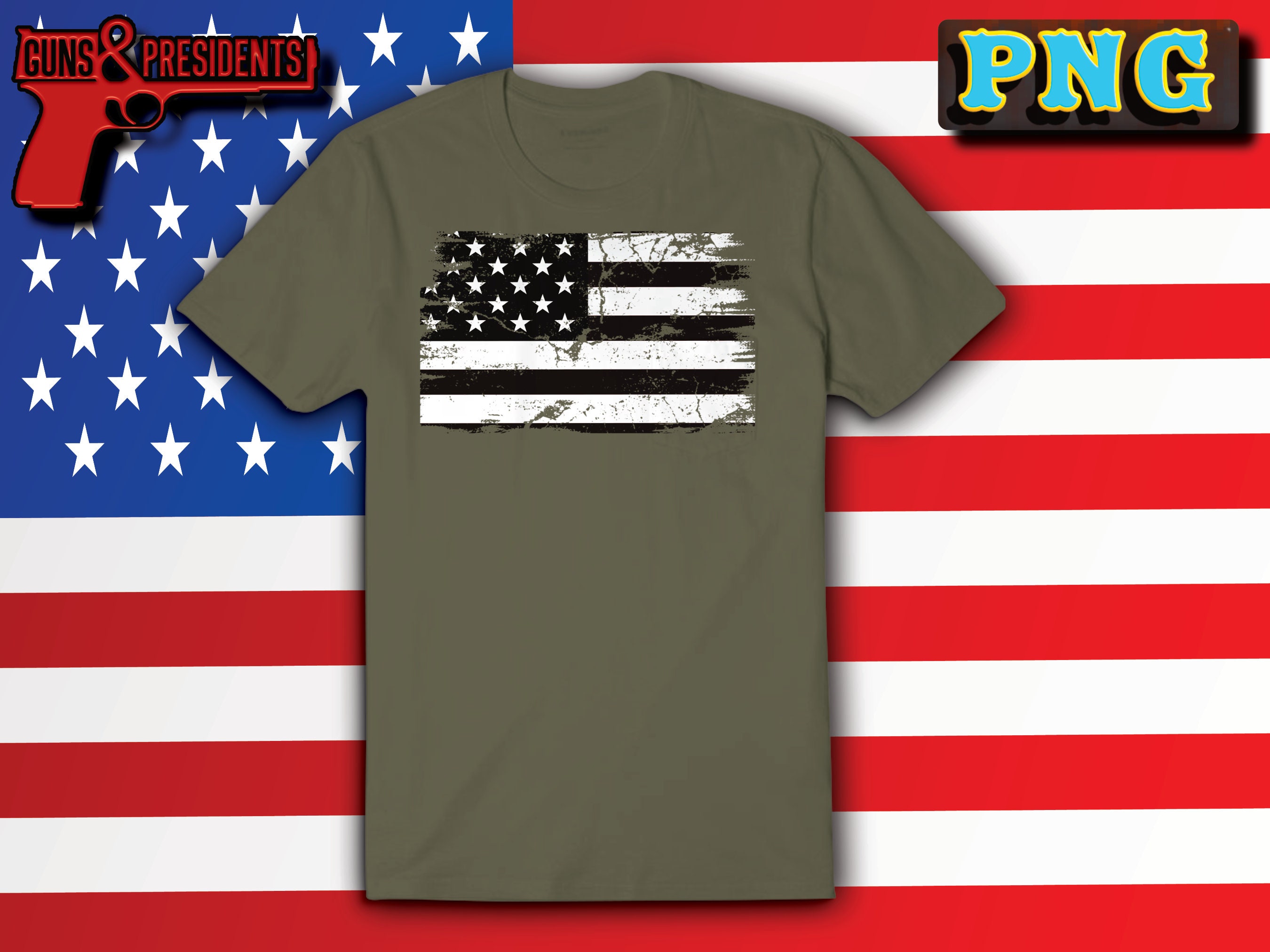Printable US Flag PNG Design File, Commerial Use Patriotic Sublimation File - Etsy