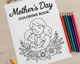 Mother's Day Coloring Book