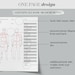 Body Size Chart Printable Digital Men Body Measurement Template, Sewing Size Chart, Body ...