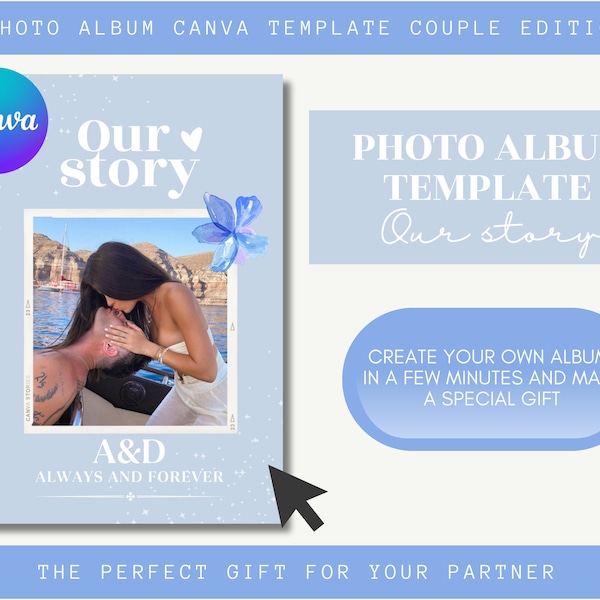 Printable Photo Albums Canva Etsy