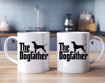 Tasse The Dogfather Dalmatiner - auf Wunsch personalisiert mit Namen - Keramiktasse personalisierbar