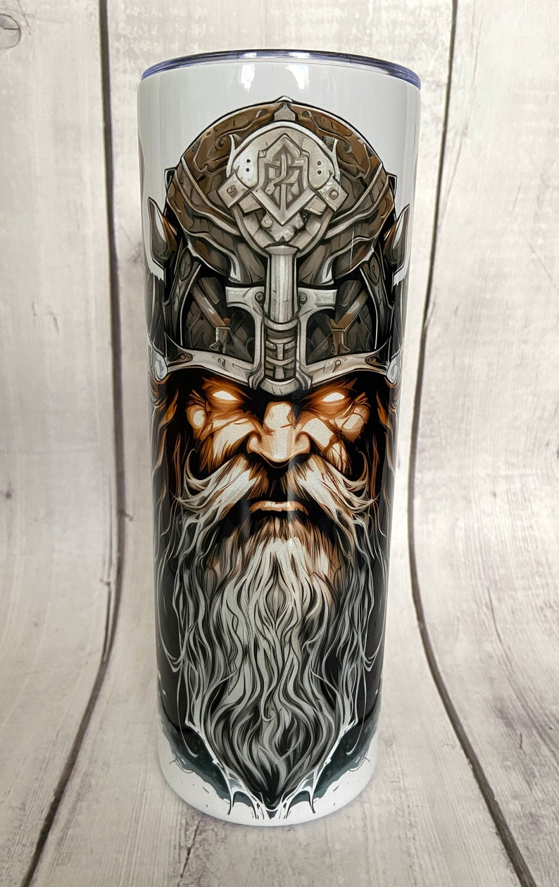 Wikingerbecher Aus Edelstahl 590 Ml – Isolierte Thermos-Tasse, Geschenk Für Männer, Geburtstag, Weihnachten