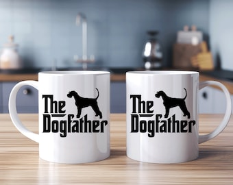 Tasse The Dogfather Riesenschnauzer Schnauzer - auf Wunsch personalisiert mit Namen - Keramiktasse personalisierbar