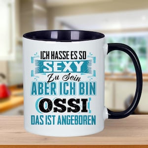 Personalized Mug Ossi DDR East German East Germany with Name Customizable - Ceramic Mug Active