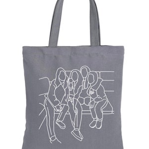 Tote Bag personalizado con foto convertida en boceto imagen 4