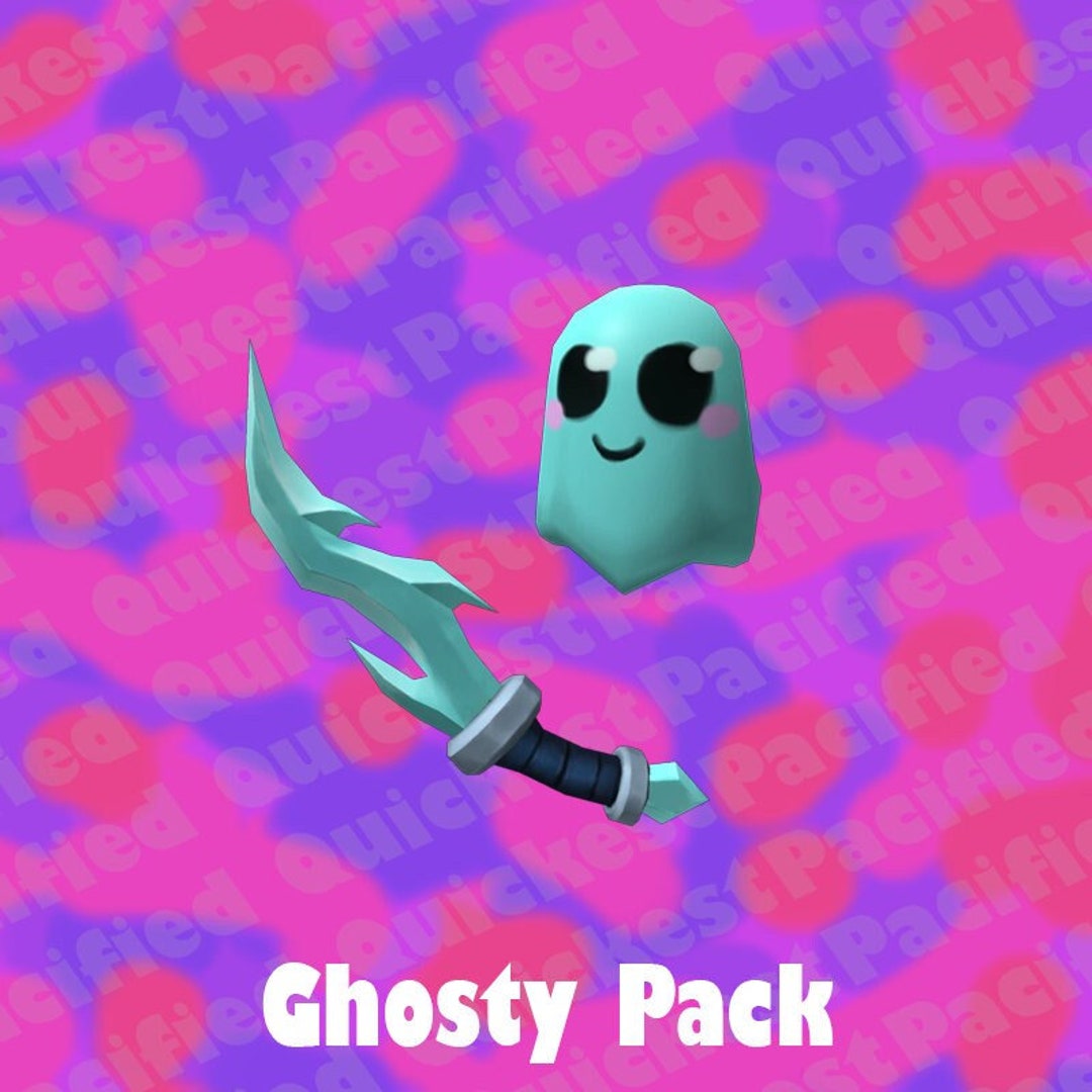 Roblox Murder Mystery 2 MM2 Ghosty Pack Godly Knife and Guns Etsy