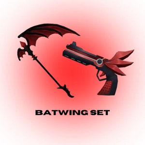 Roblox Murder Mystery 2 MM2 Batwing Godly Knife and Guns