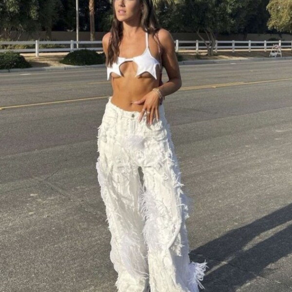 GETADME BTFG Autumn Plus Size Slightly Sexy Low Waist Jeans Women's New Fashion Retro Personality Elastic Loose Slim Flared Trousers