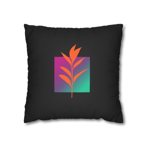 Faux Suede Square Pillow Case