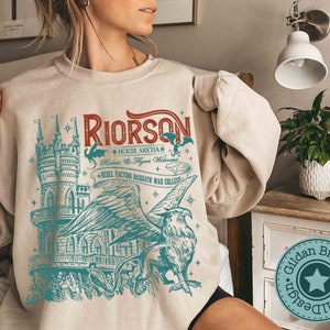 Vintage Riorson House Shirt, Iron Flame Fan Merch, Xaden Riorson Sweatshirt, Basgiath War College Inspired, Fourth Wing Merch, MrrllDesign
