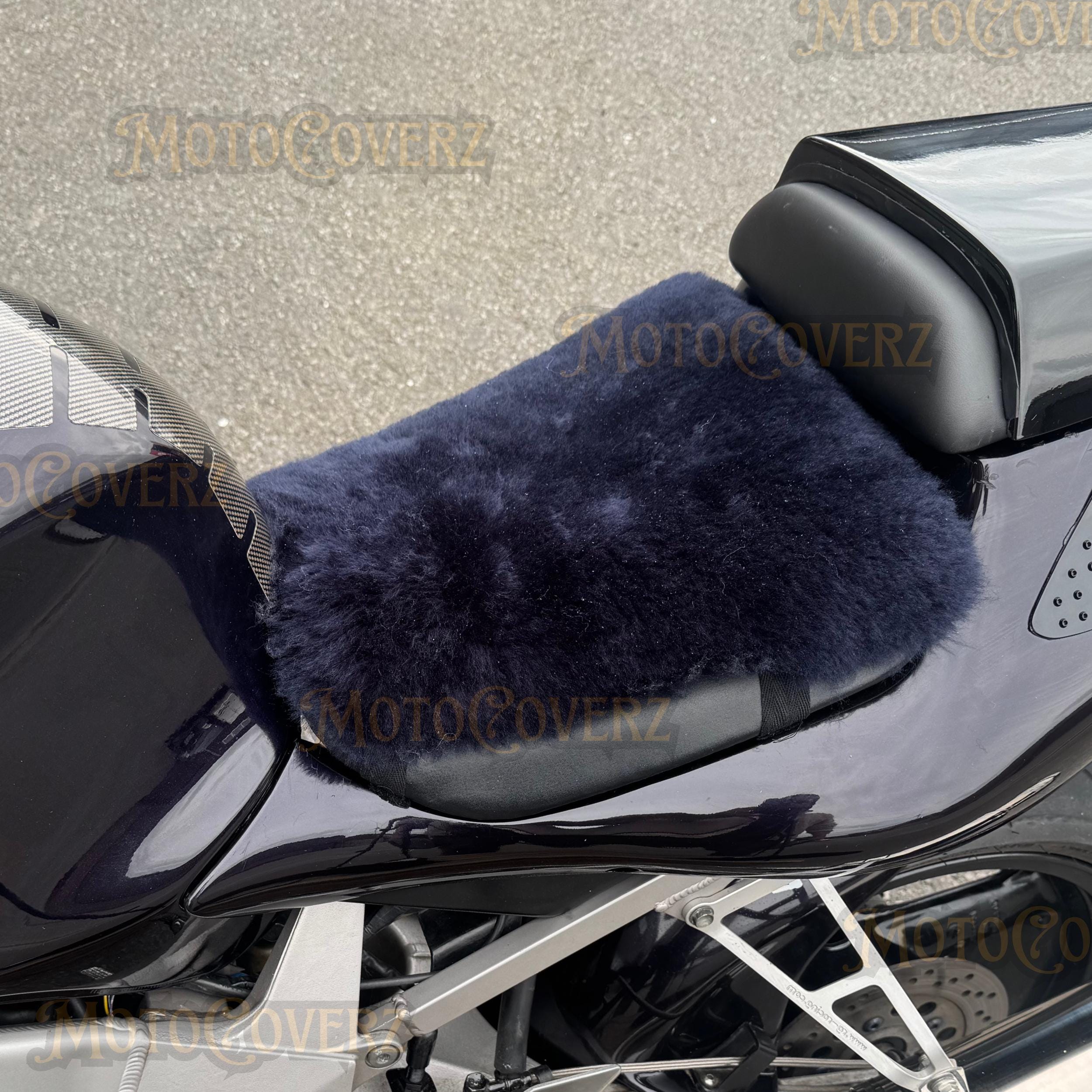 Coprisedile Corto In Pelle Di Agnello Merino &ndash; Facile Da Montare &ndash; Adatto Per L'estate E L'inverno &ndash; Vestibilit&agrave; Universale &ndash; Made In Germany (bianco