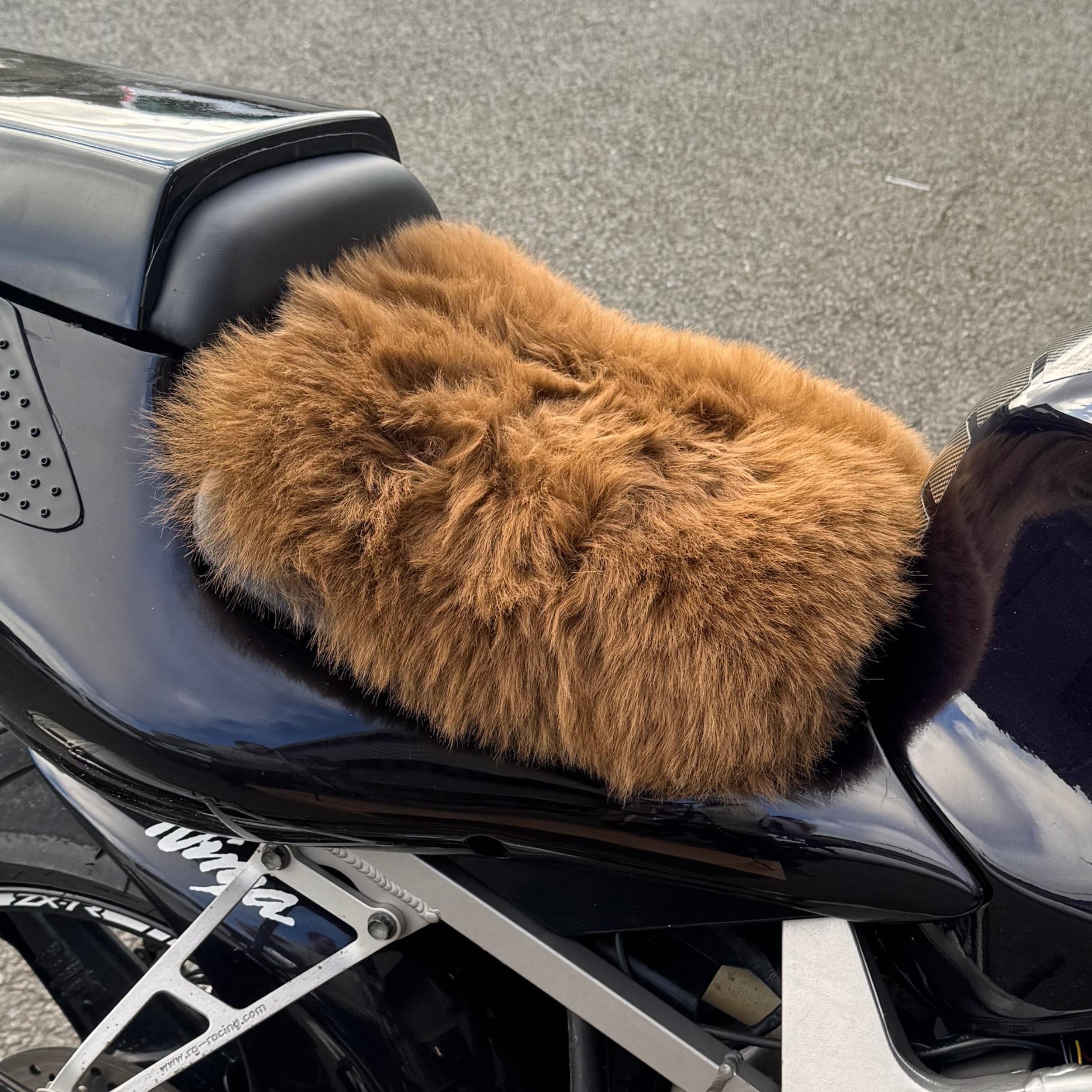 Sheepskin Seat Cover Motorcycle