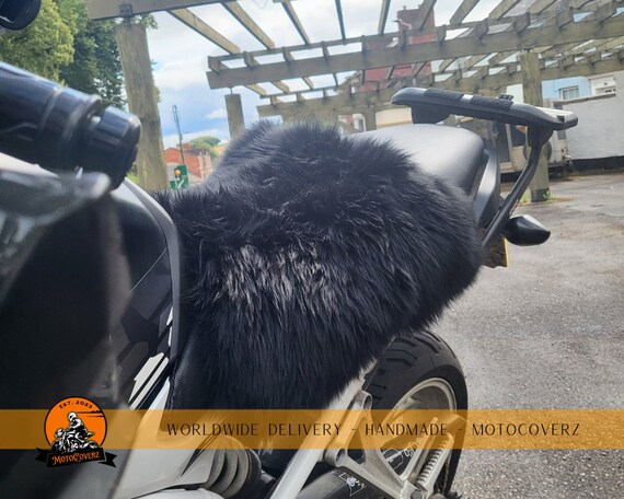 Sheepskin motorcycle 2024 seat covers