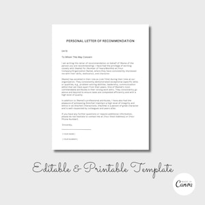 Carta de recomendación profesional, carta de recomendación laboral, solicitud de empleo, carta de carácter