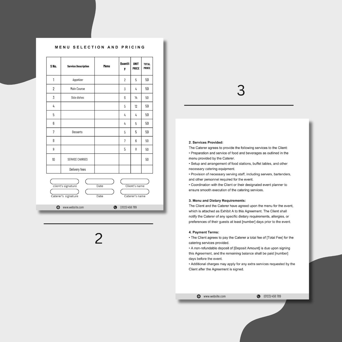 editable-catering-contract-template-catering-order-form-catering-service-form-catering