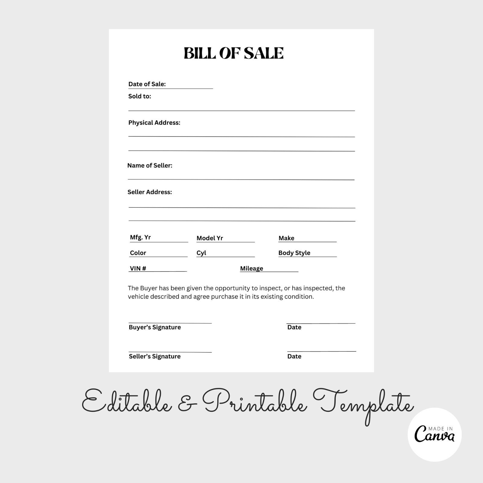 Moto Vehicle Bill of Sale, Car Sale Form, Bill of Sale Agreement, Bill of Sale Form, Moto Vehicle Sale Contract - Etsy moto-vehicle-bill-of-sale-car-sale-form-bill-of-sale-agreement-bill-of-sale-form-moto-vehicle-sale-contract-etsy