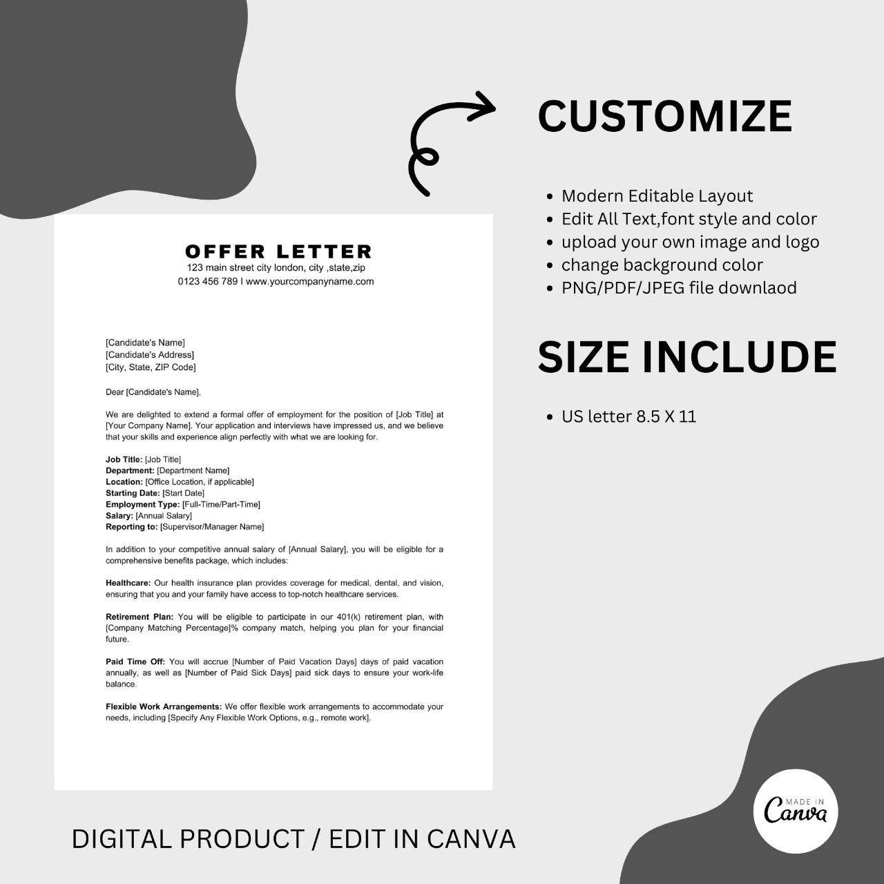 Job Offer Letter Employment Offer Letter New Hire Document Job Offer job-offer-letter-employment-offer-letter-new-hire-document-job-offer