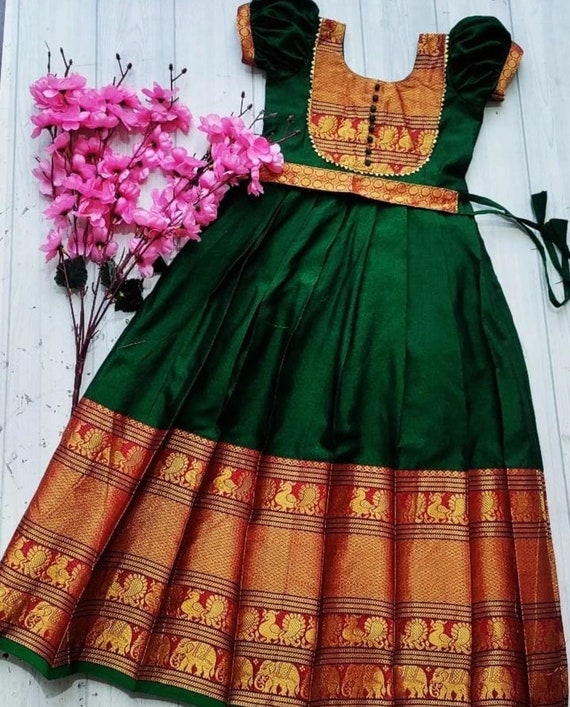Buy JULEE Girls Net Embroidered Gown Dress (Peach_340) Online at Best  Prices in India - JioMart.