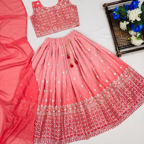 Kids Dress, Indian Kids Girl Dress, Lehenga for Kids Girls, Lehenga Choli, Ready to wear Chaniya Choli, Girl's Lehenga Choli, Ethnic Dress