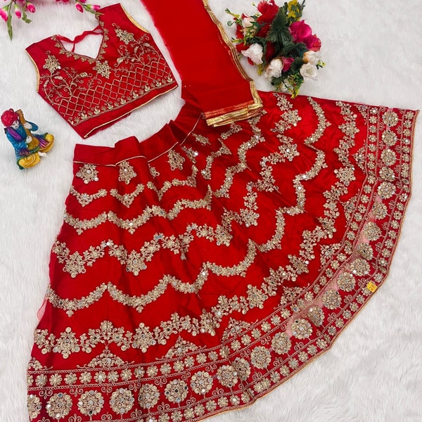 Kids Dress, Indian Kids Girl Dress, Lehenga for Kids Girls, Lehenga Choli, Ready to wear Chaniya Choli, Girl's Lehenga Choli, Ethnic Dress