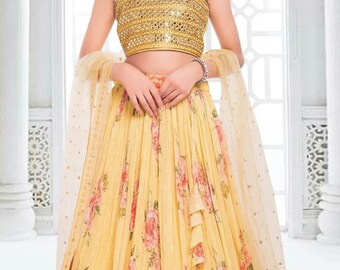 Kids Dress, Indian Kids Girl Dress, Lehenga for Kids Girls, Lehenga Choli, Ready to wear Chaniya Choli, Girl's Lehenga Choli, Ethnic Dress