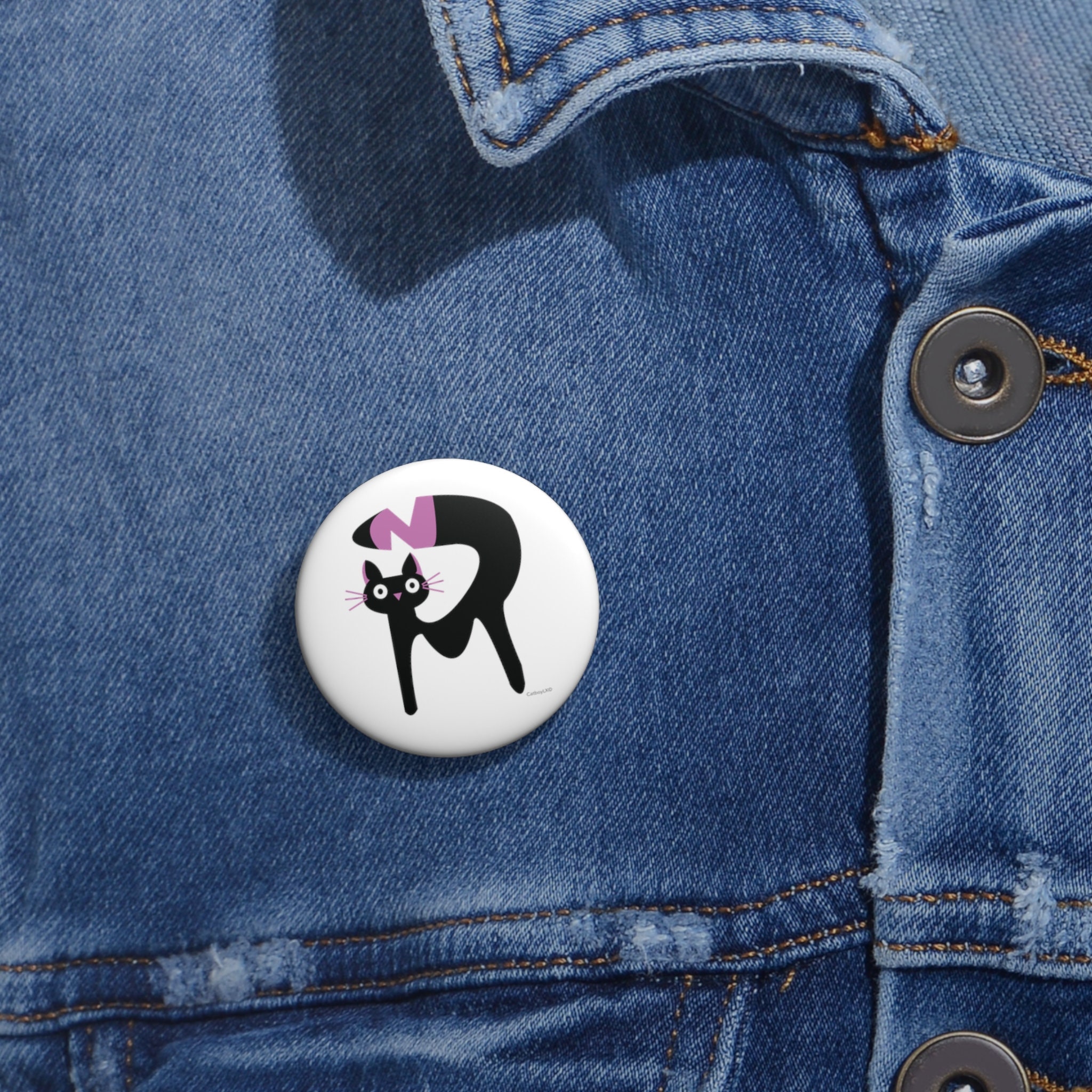 Discover Cute Cat, pin, Original cat,  animal hard pin, perfect gift for him and her, for cat lovers pins for Jackets Pin Buttons, original design