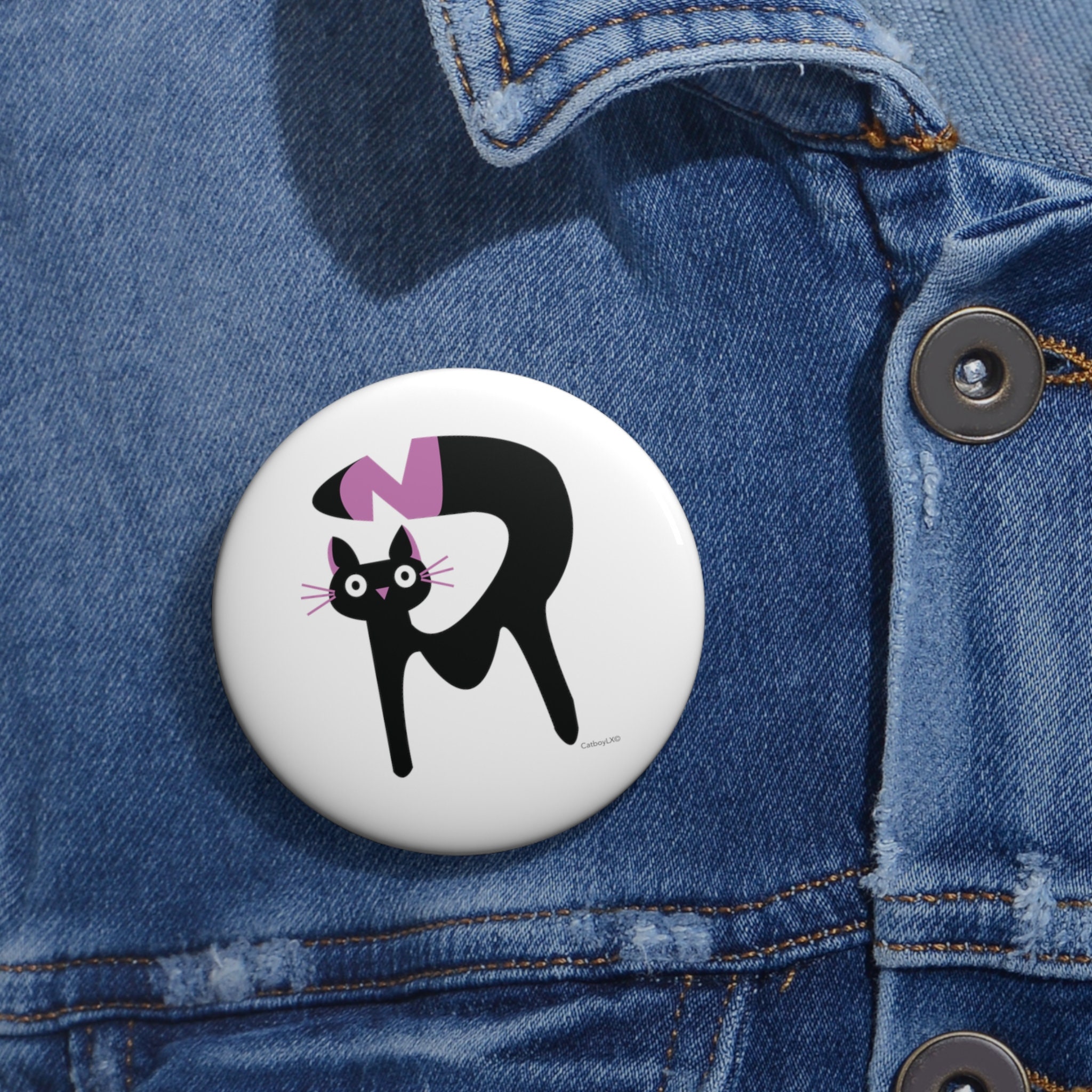 Discover Cute Cat, pin, Original cat,  animal hard pin, perfect gift for him and her, for cat lovers pins for Jackets Pin Buttons, original design