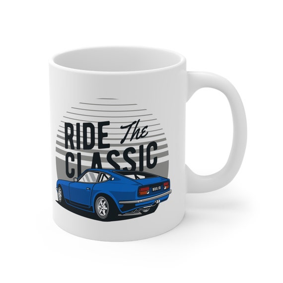 1970 Datsun 240Z Mug | carful gift guy dad japanese cars lover gifted mug car personality car giftsfor him gifte-for cars car lovers gifte