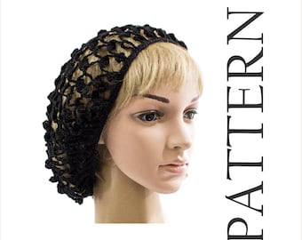 1940s Crochet Hair Snood Pattern - Vintage Style (PDF Pattern)