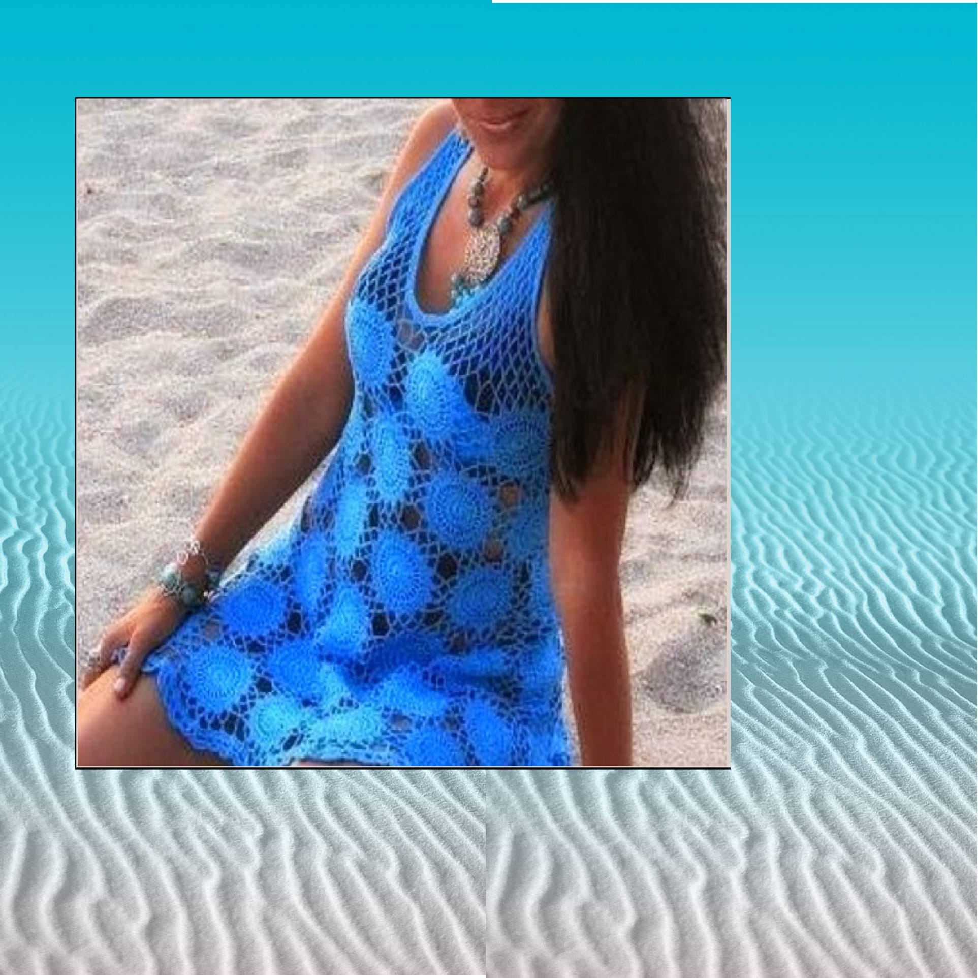 blue dress for baby girl Newport Dress main image 1