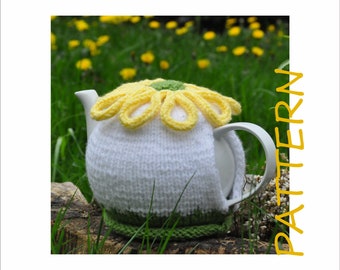 Camomile tea cosy knitting pattern