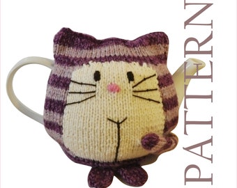 Cat Tea Cosy Knitting Pattern: Teapot Warmer (PDF Pattern)