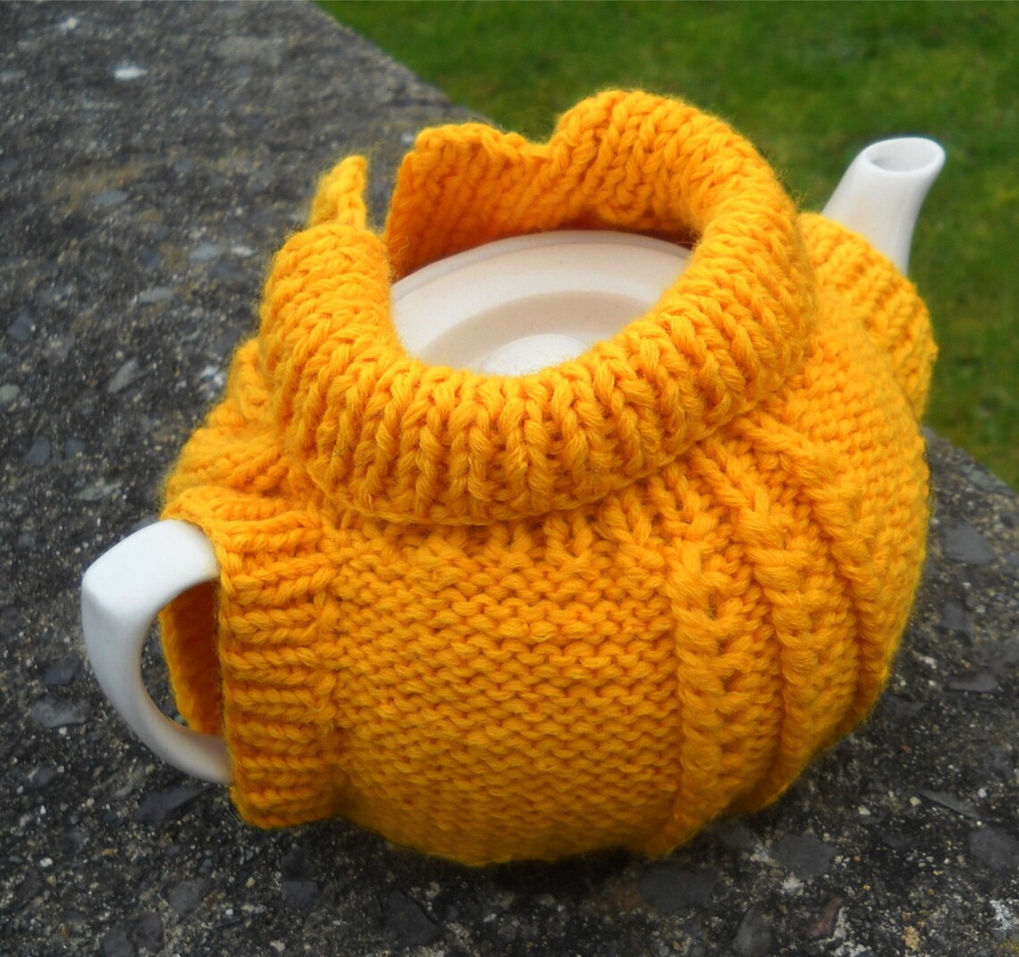 Sweater Tea Cosy Knitting Pattern Teapot Warmer Gift for Mom Coworker Etsy Canada