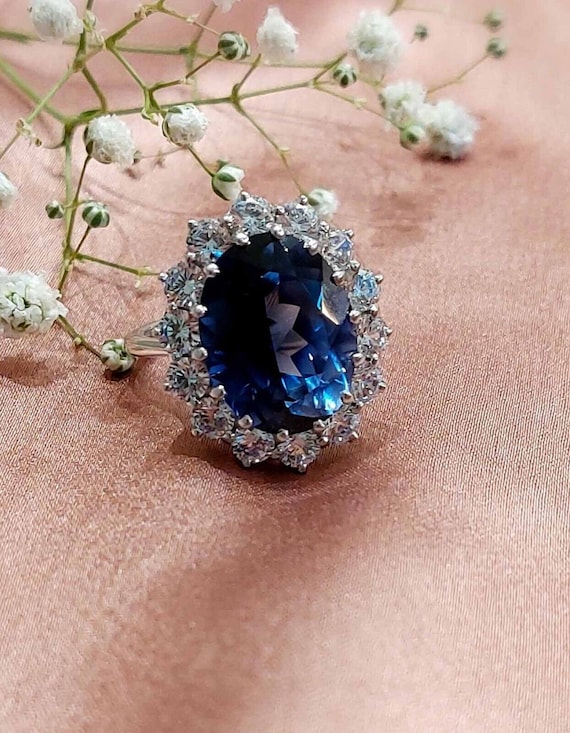 Blue Sapphire Ring Princess Diana's Engagement Ring Worth