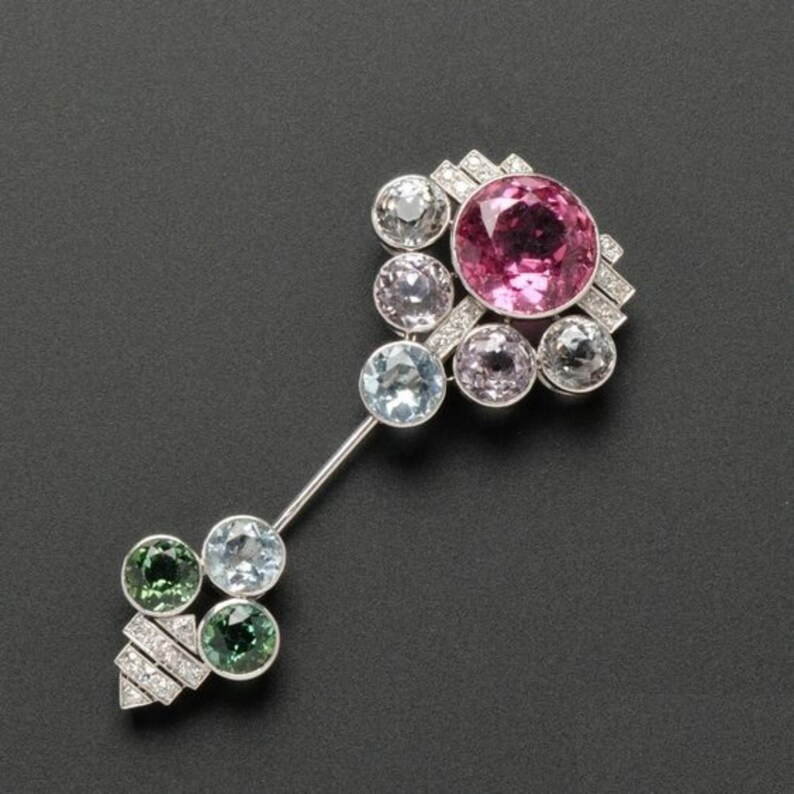 Épingle De Cravate (pin's) En Argent 925 - Motif Flèche Sertie D'un Rubis, Fabriqué Main En Inde, Neuf Avec étiquettes