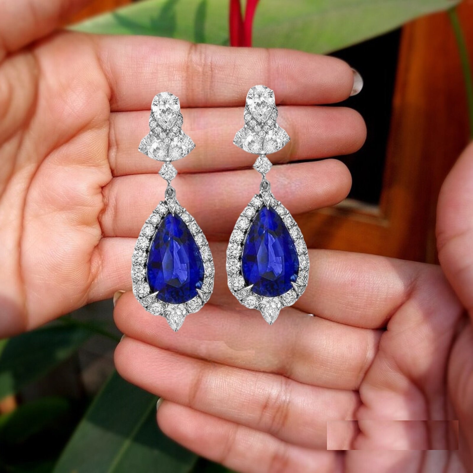 [haesool] 925Silver☆Natural Stone Blue Sapphire Earrings CE4150WBS_600x.jpg?v=1745487133