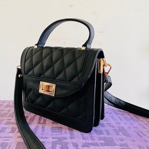 Buy Leather Quilted Bag Online In India -  India