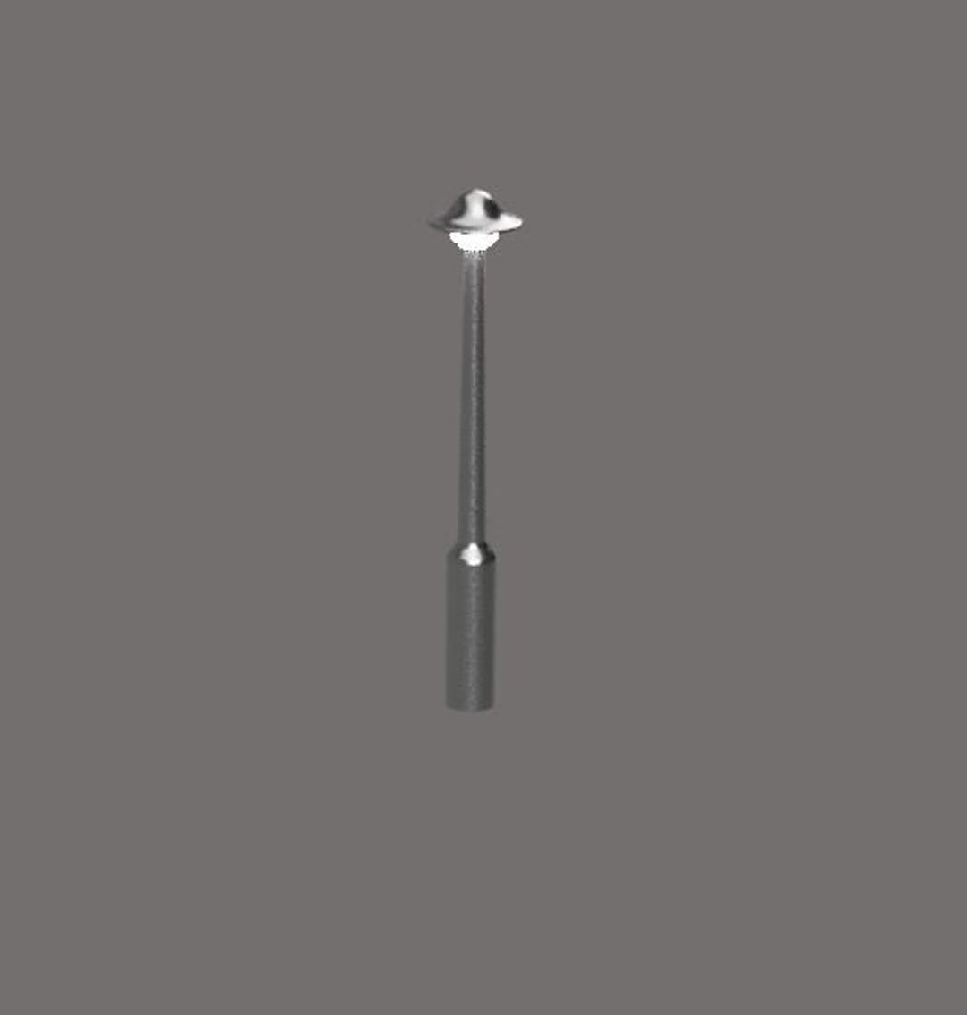 Model Building Street Lamp standing, Illuminated, Scalable With Cable ...