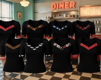 customized pinup top