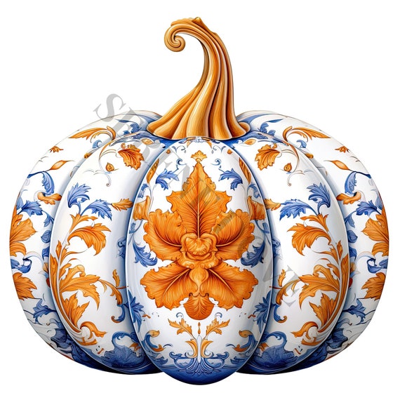 Pumpkin Clipart - 12 High Quality PNGs, Digital Planner, Junk Journal, Scrapbook, Memory Book, Commercial Use, Sublimation