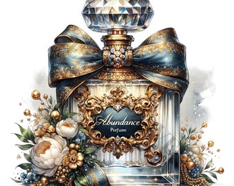 Perfume Collection Clipart - 13 High Quality PNGs, Memory Book, Junk Journals, Scrapbooks, Digital Planners, Commercial Use, Sublimation
