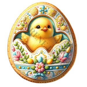 Ostern Kekse Clipart - 21 hochwertige PNGs, Memory Book, Junk Journals, Scrapbooks, digitale Planer, kommerzielle Nutzung, Sublimation