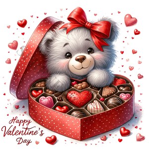 Love Teddy Bear Clipart - 14 PNG di alta qualità, Libro dei ricordi, Diari spazzatura, Album di ritagli, Pianificatori digitali, Uso commerciale, Sublimazione